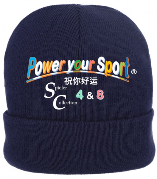 Mütze mit Power your Sport Logo in bunt
