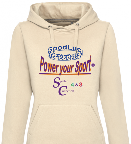 Sweatshirt für Frauen mit Power your Sport Logo.