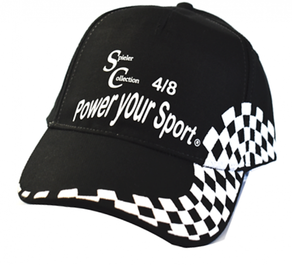 Kappe im Sportdesign mit Logo Power your Sport.