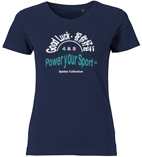 T-Shirt für Frauen mit schicken Power your Sport Logo.